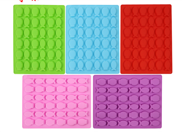 Khuôn Silicon - Biển - Cá Chip 36c