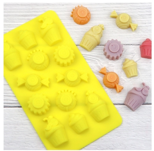 Khuôn Silicon - Cây Kem - Cup Kẹo 12c