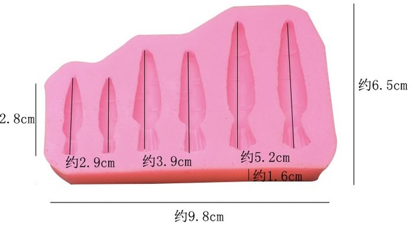Khuôn Silicon - Rau Củ - Cà Rốt - TH 6c