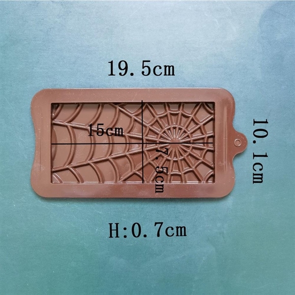 Khuôn Silicon - Viền VN - 17x8cm - VN21 - Mạng Nhện