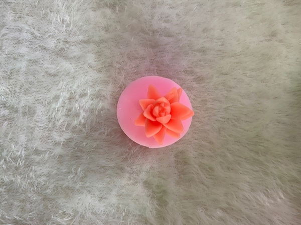 Khuôn Silicon - Sen Đá Nở - 3cm - Cánh Nhọn Tia