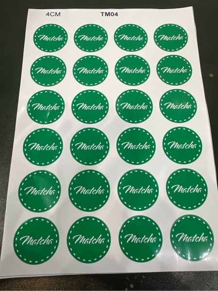 Decal Chủ Đề Trung Thu - Tem Nhân Bánh