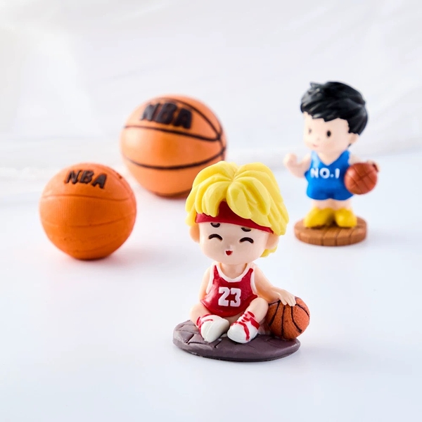 Khuôn Silicon - Cầu Thủ - Trái Banh 2 Mảnh NBA 5.5cm