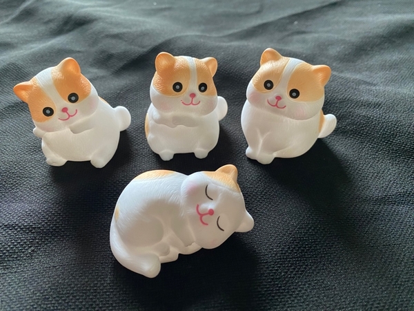 SET 4 CON MÈO- PHỤ KIỆN TRANG TRÍ BÁNH PKD