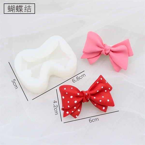 Khuôn Silicon - Cái Nơ - 6cm