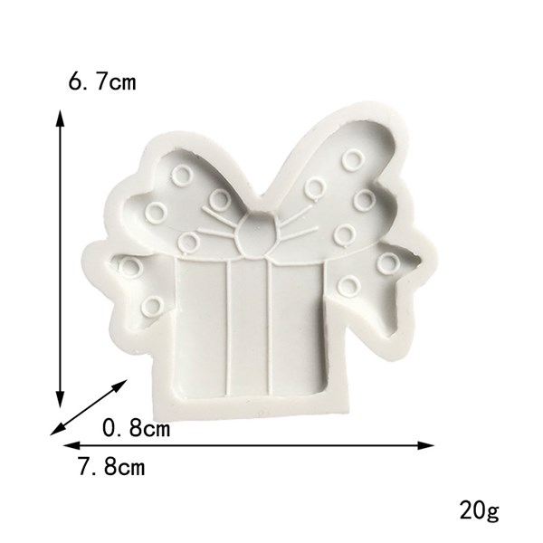 Khuôn Silicon - Hộp Quà - Vĩ 7.8cm