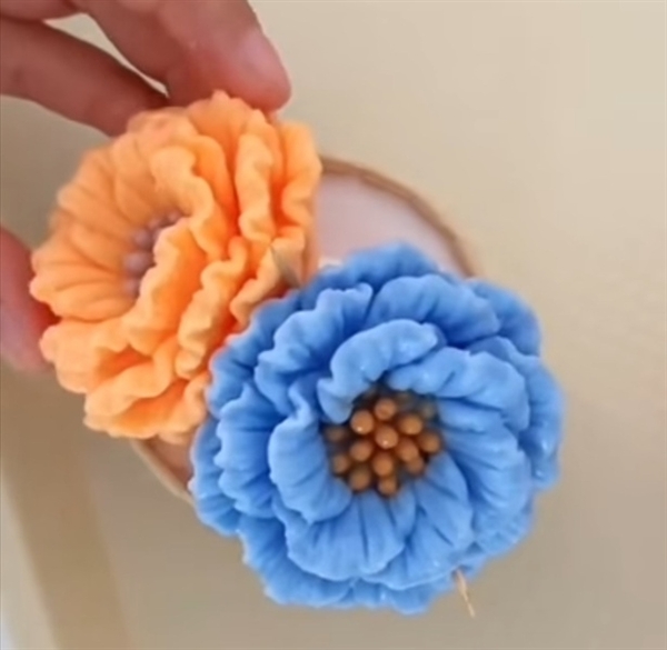 Khuôn Silicon - Hoa Mẫu Đơn - Nhuỵ Xoay Thái 6.5cm