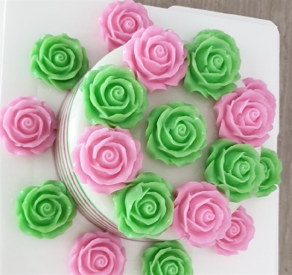 Khuôn Silicon - Hoa Hồng Nở - 5cm - Cánh Mỏng N sale 30k