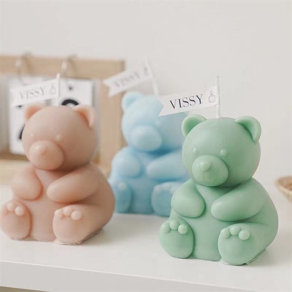 Khuôn Silicon - Động Vật - Gấu Ngồi To 10cm