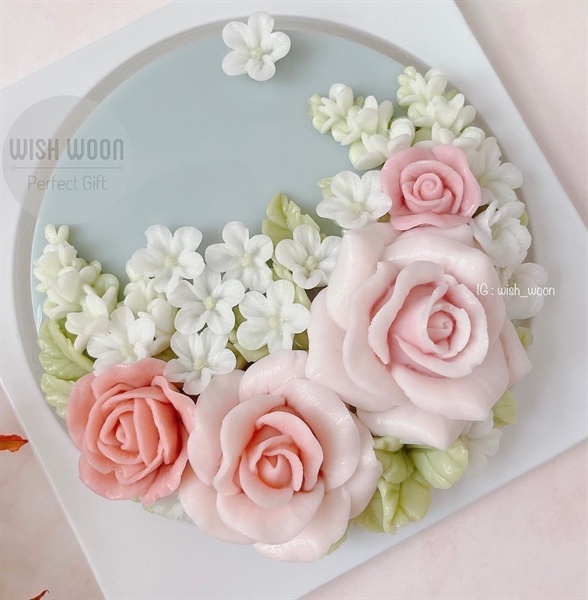 Khuôn Silicon - Hoa Hồng Nở - D20 7CM - Thái Nở