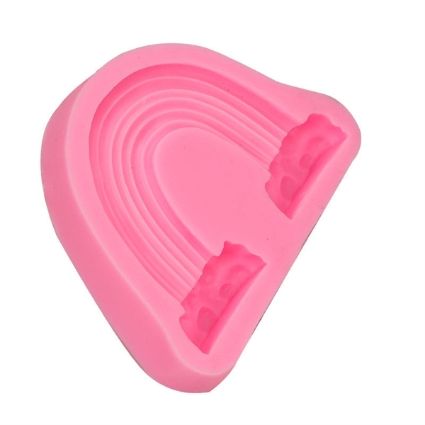 Khuôn Silicon - Bầu Trời - Cầu Vồng - 11cm