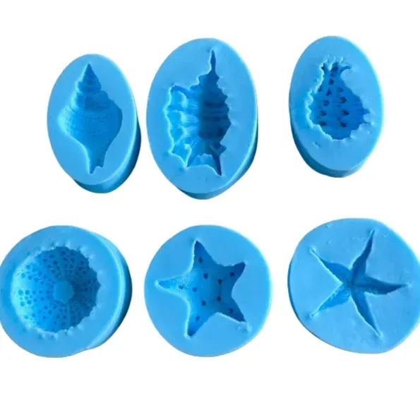 Combo 6 Khuôn Silicon Sinh Vật Biển TH