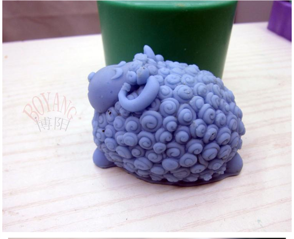 Khuôn Silicon - Động Vật - Cừu - Tai Xoắn