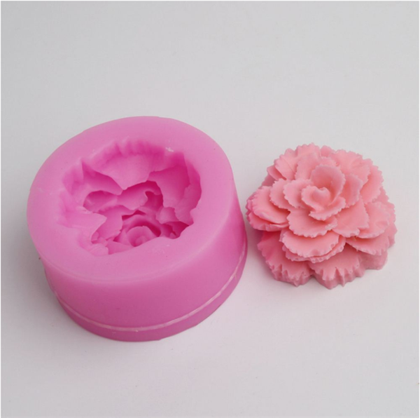 Khuôn Silicon - Hoa Cẩm Chướng - 6cm