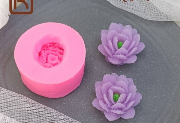 Khuôn Silicon - Hoa Trà Lai Sen P18 V18 - 5.8cm