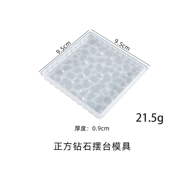 Khuôn Silicon - Viền Mảng Họa Tiết - viền sỏi- kim cương bảng vuông