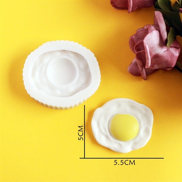 Khuôn Silicon - Món Ăn - Trứng Gà - set 3 trứng
