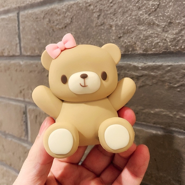 Khuôn Silicon - Động Vật - Gấu Nơ 2 Mảnh 7.5cm