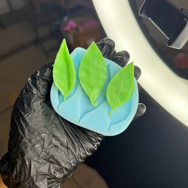Khuôn Silicon - Rau Củ - Lá Quế 3c