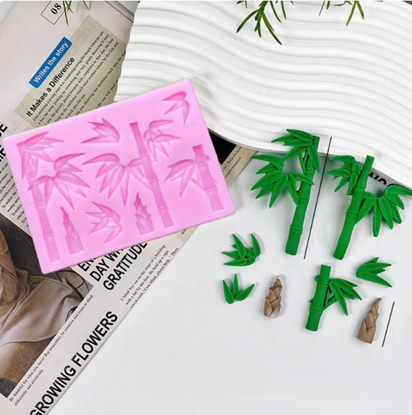 Khuôn Silicon - Lá Cành - Tre Trúc