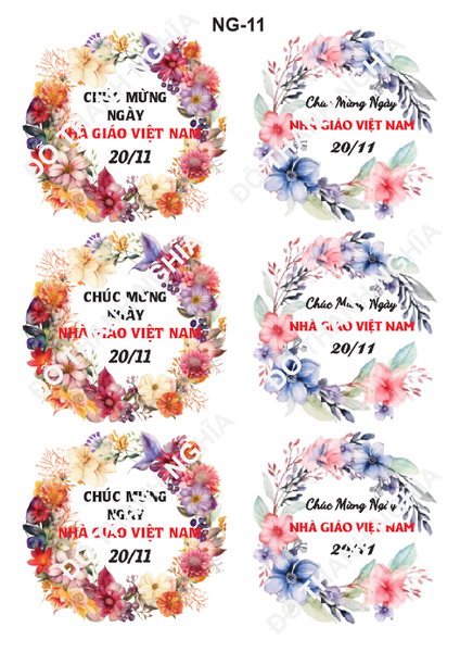 Decal Nhà Giáo 20/11 - DNG - DNG11
