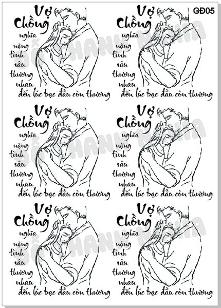 Decal Chủ Đề Gia Đình - GĐ- GĐ05