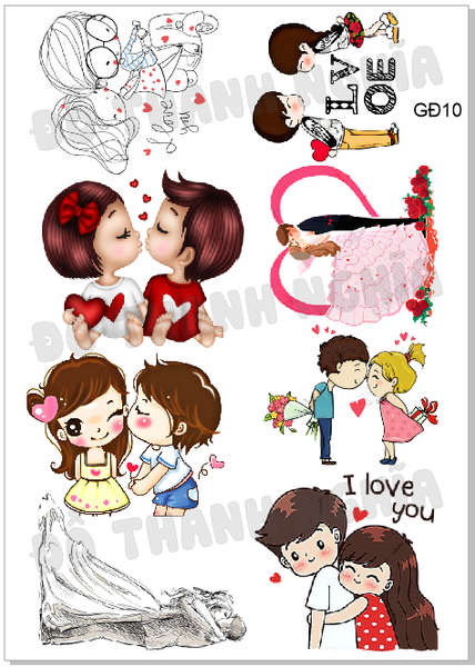 Decal Chủ Đề Gia Đình - GĐ -GĐ10