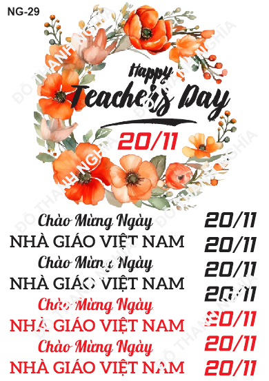 Decal Nhà Giáo 20/11 - DNG - DNG29