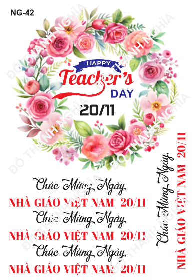 Decal Nhà Giáo 20/11 - DNG - DNG42