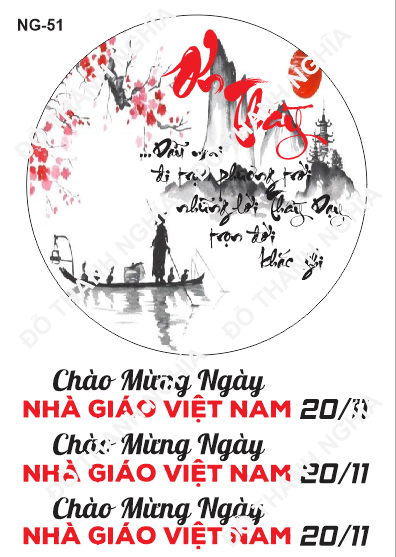 Decal Nhà Giáo 20/11 - DNG - DNG51