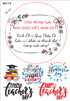 Decal Nhà Giáo 20/11 - DNG - DNG72