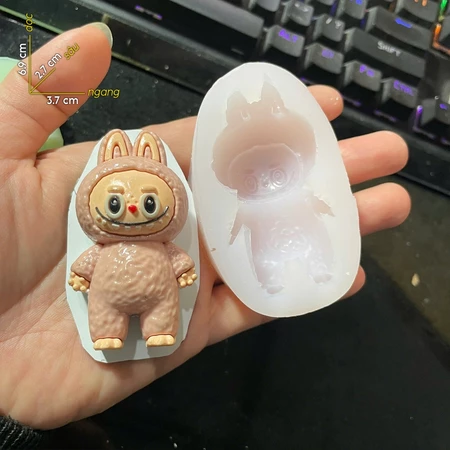 Khuôn Silicon - Labubu Nhỏ - Trơn Lớn