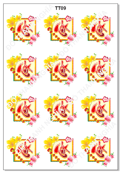 Decal Chủ Đề Tết - TT09