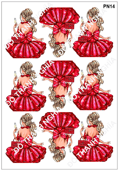 Decal Chủ Đề Phụ Nữ - DPN - DPN14
