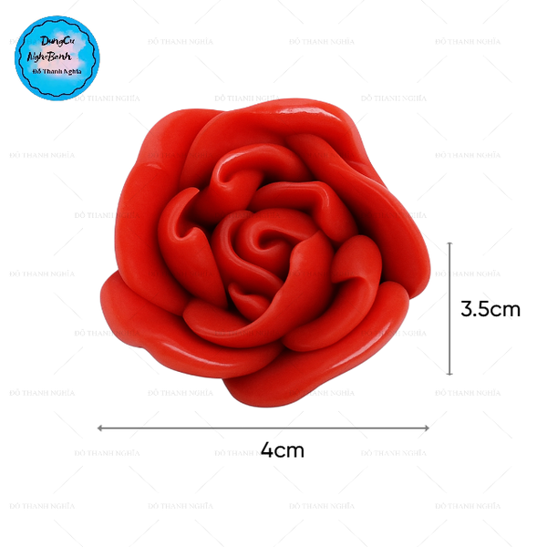 Khuôn Silicon - Hoa Hồng Lai - Hồng Anh