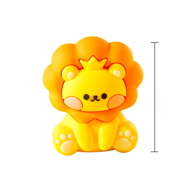 Khuôn Silicon Động Vật Con Sư Tử 2 Mảnh 5.5cm