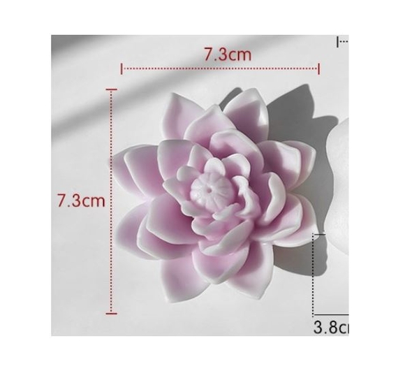 Khuôn Silicon - Hoa Cúc - Cánh Thẳng Nhụy - 7.3cm