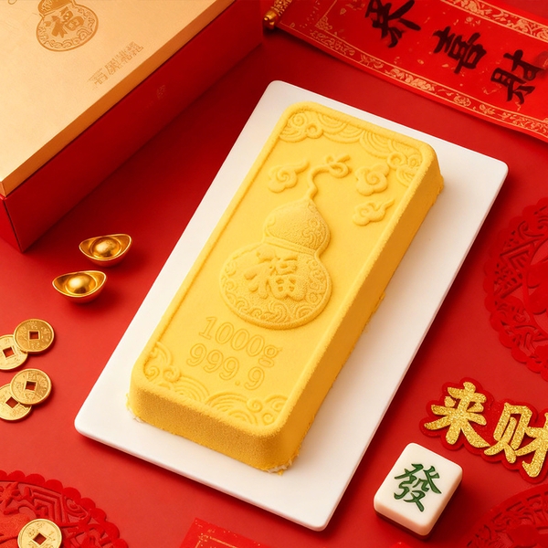 Khuôn Silicon - Thỏi Vàng Khối Hồ Lô 9.7cm