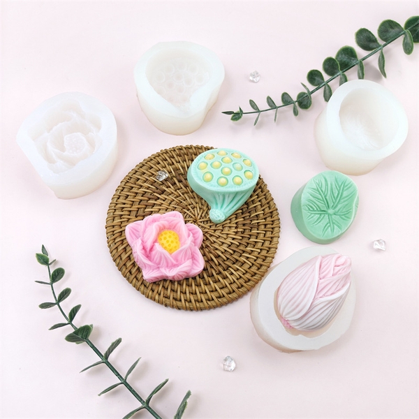 Khuôn Silicon - Chè Sen Set 4