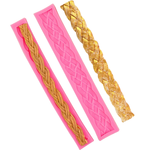 Khuôn Silicon - Viền Chuỗi Dây - Bí Đan Sợi 23cm