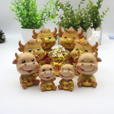 Khuôn Silicon - Động Vật - Trâu 2 mảnh 8.3cm M02