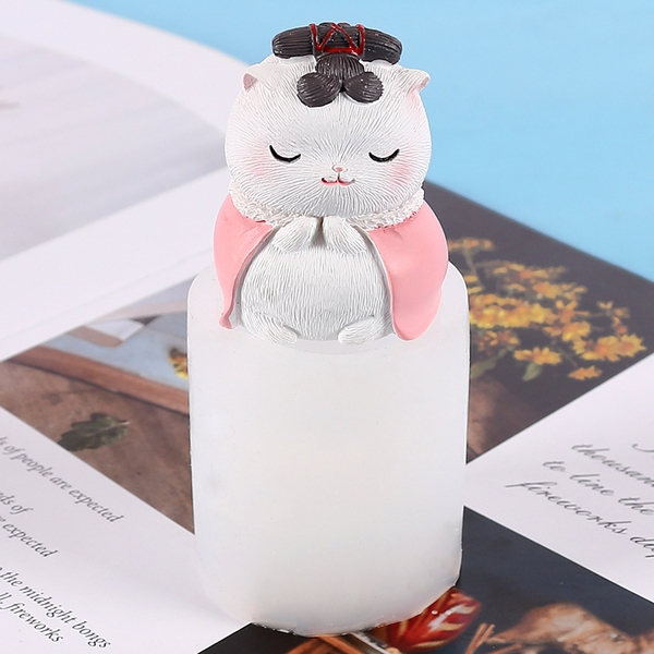 Khuôn Silicon - Động Vật - Mèo Hoàng Hậu 6.3cm