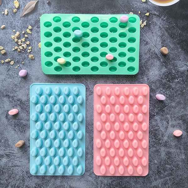 Khuôn Silicon - Rau Củ - Hạt Cafe - Vĩ 55c