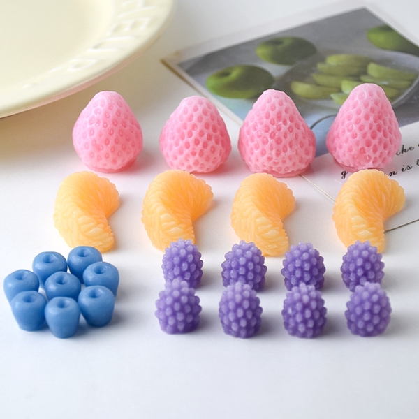 Khuôn Silicon - Trái Cây Berry - Việt Quất - BlueBerry 8c