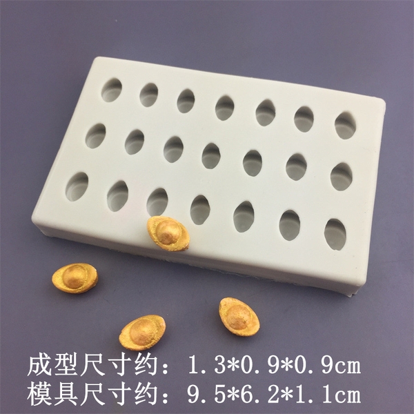 Khuôn Silicon - Thỏi Vàng - vàng 21c 1.3cm