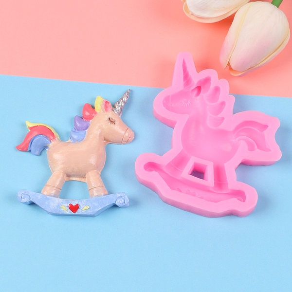 Khuôn Silicon - Động Vật - Ngựa Pony 1 Mảnh Trái
