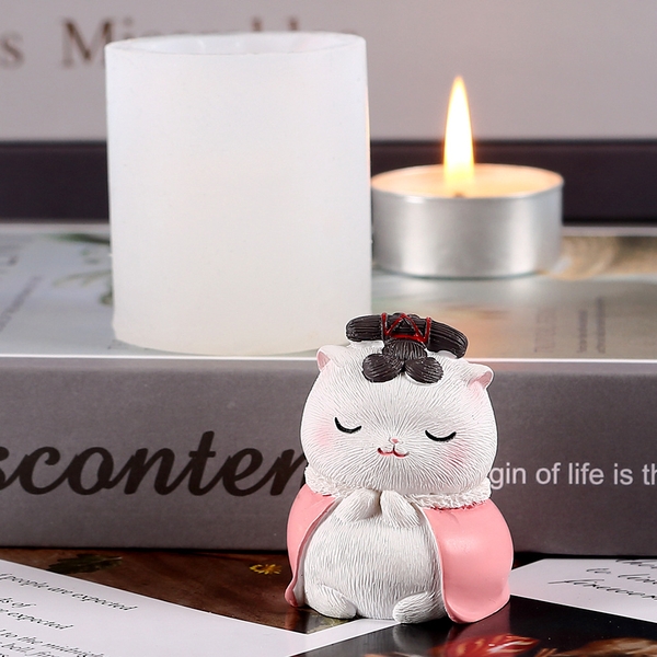 Khuôn Silicon - Động Vật - Mèo Hoàng Hậu 6.3cm