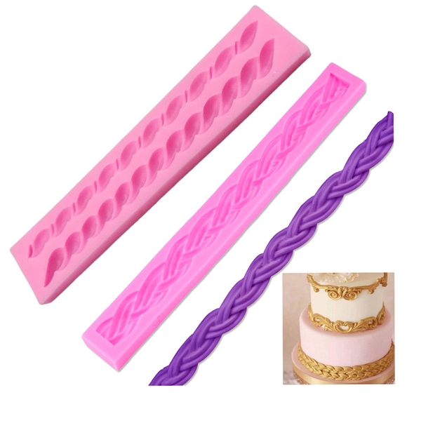 Khuôn Silicon - Viền Chuỗi Dây - Bí Đan Sợi 23cm