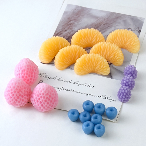 Khuôn Silicon - Trái Cây Berry - Việt Quất - BlueBerry 8c