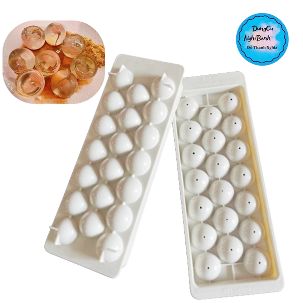 Khay Đá Nhựa - 20c - Mochi 2.6cm